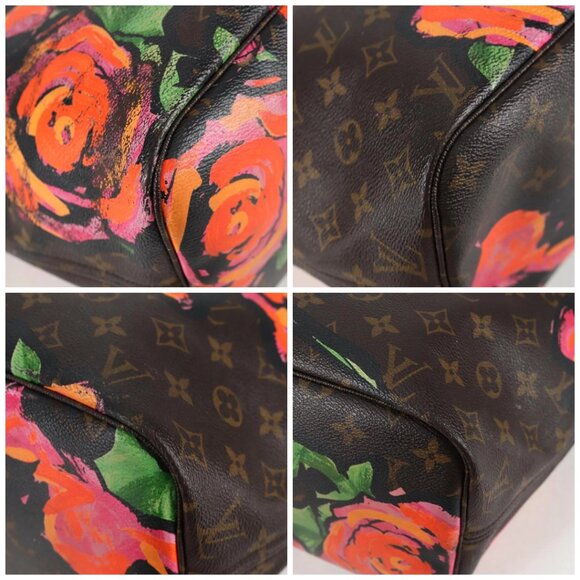LOUIS VUITTON Monogram Rose Neverfull MM Tote Bag M48613 LV Auth 133330 - Picture 14 of 16